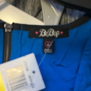 BeBop Vibrant Blue Zipper Dress